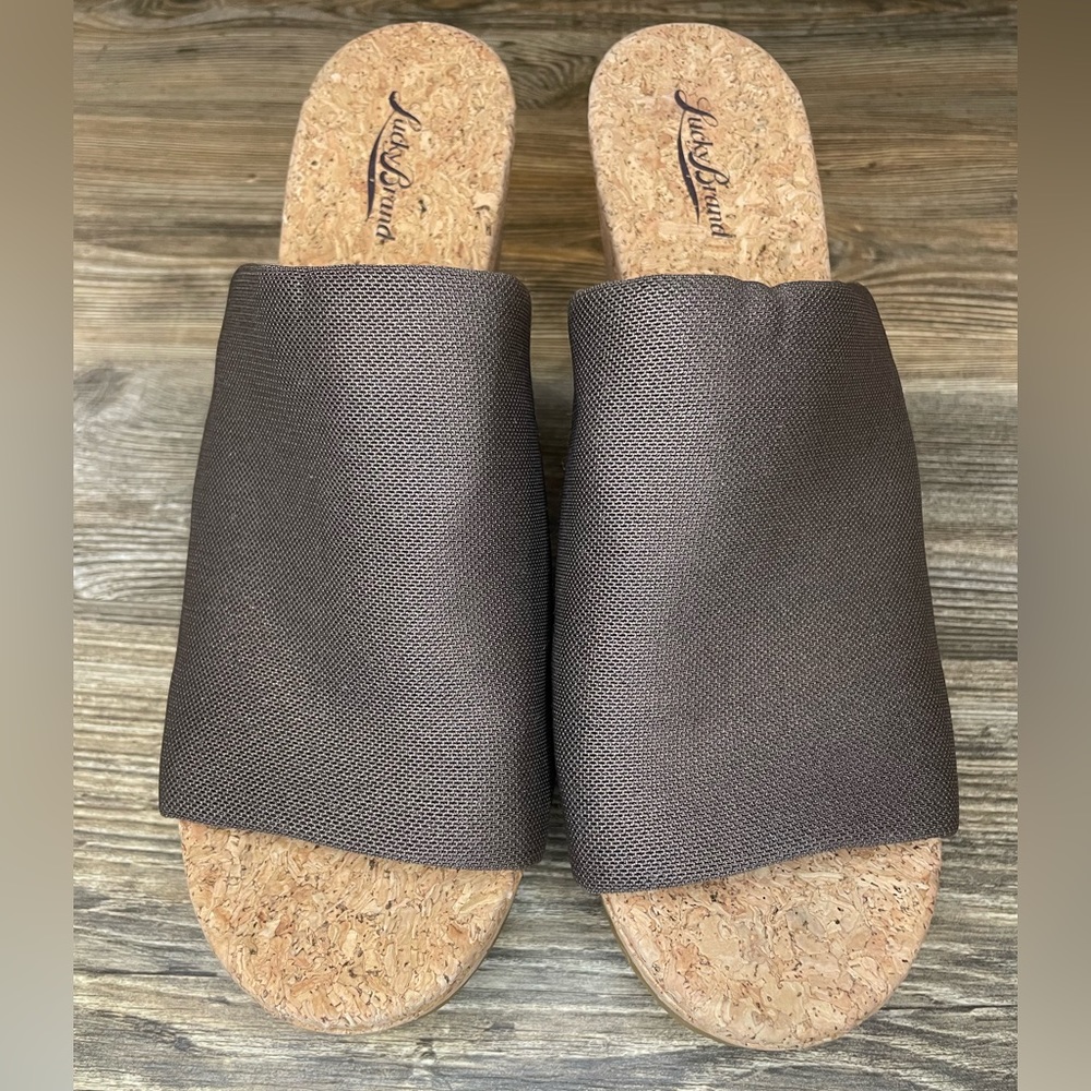Lucky Brand Marilynn cork Wedge Size 11M New without box/tags